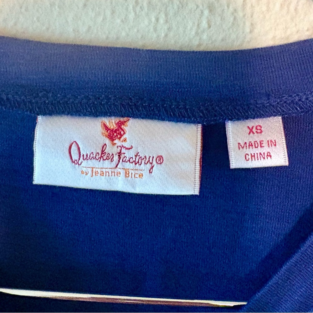 Quacker Factory‎ Embroidered Floral Top - Picture 3 of 9